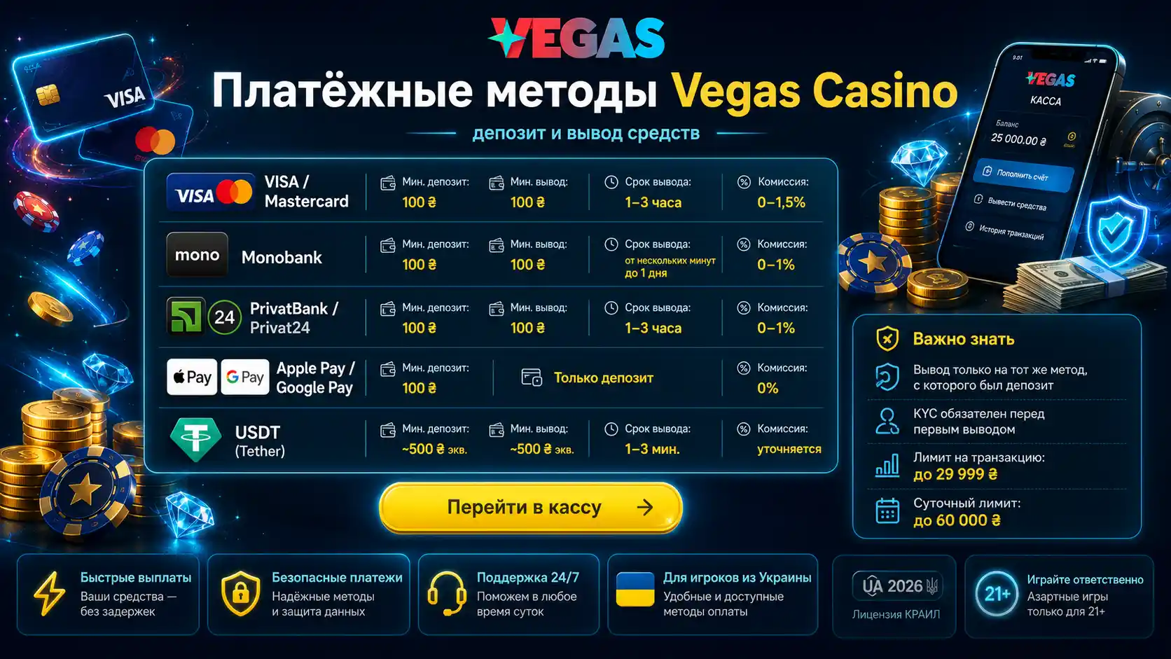 Платёжные методы